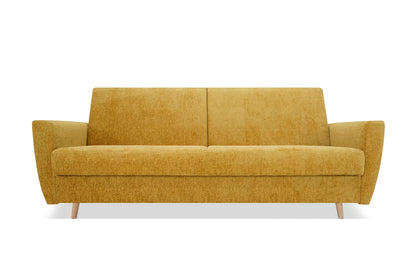 Sofa Flavo musztardowa rozkładana
