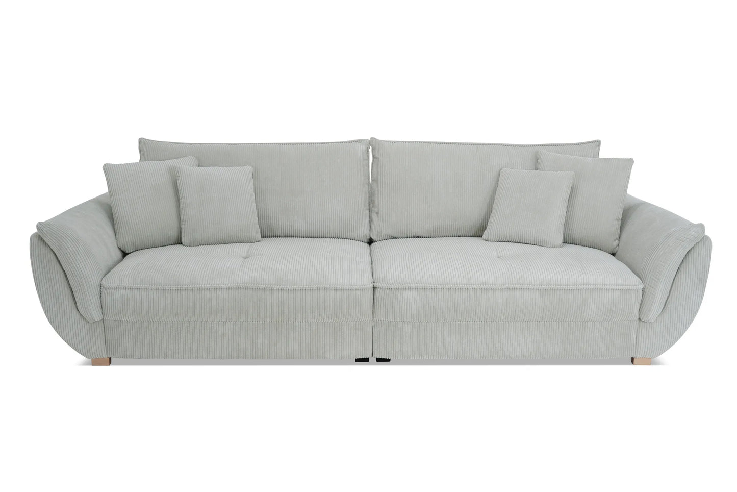 Sofa Fluffy szarości sztruks Poso