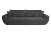 Sofa Fluffy grafitowa sztruksowa Poso