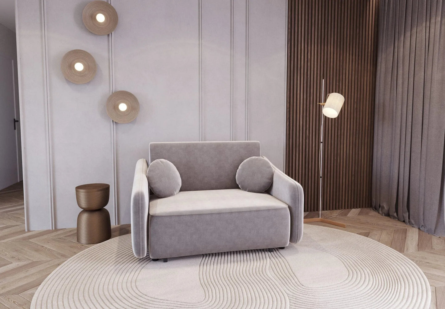 Sofa Sara 80 amerykanka beżowa