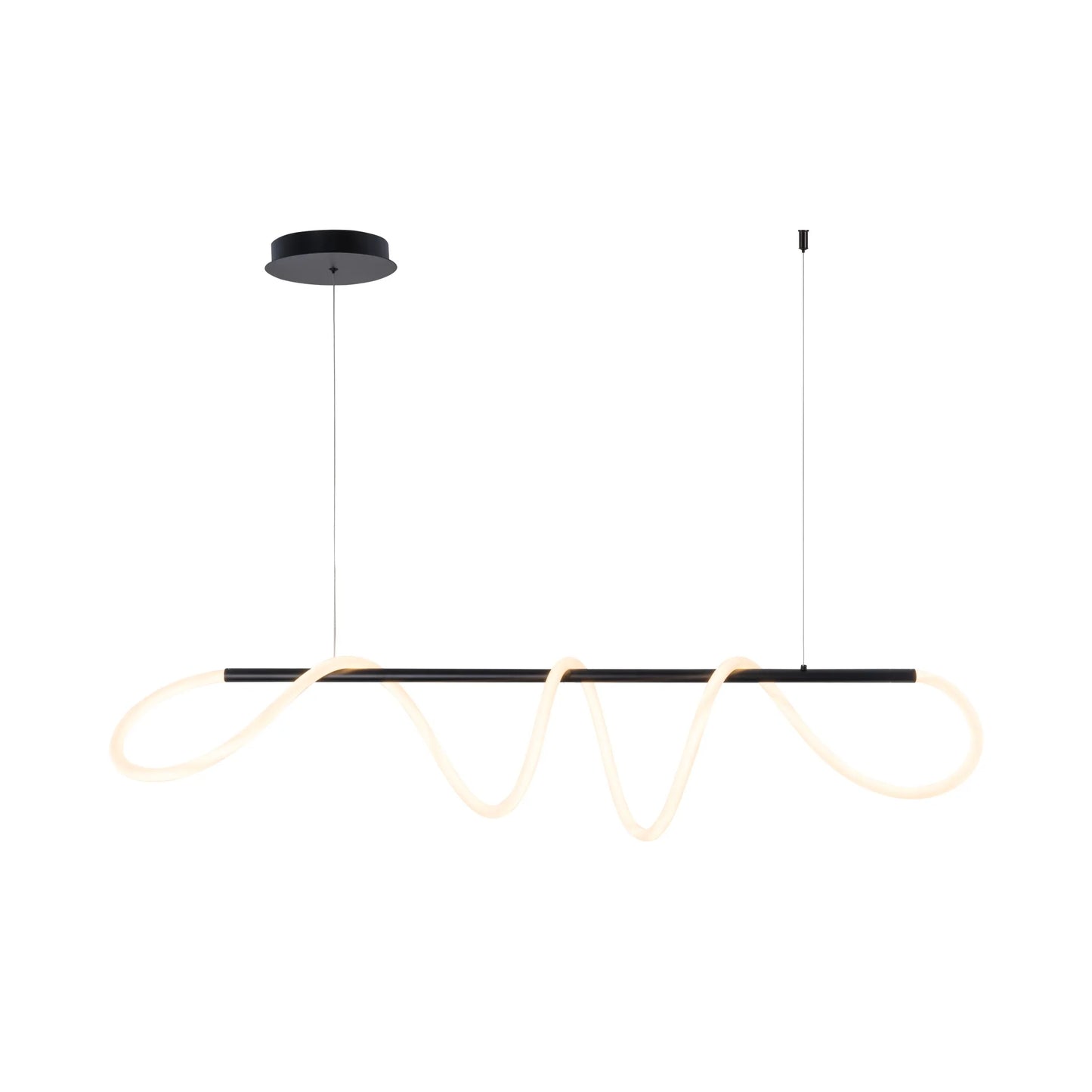 Lampa wisząca Gemini czarna nowoczesna