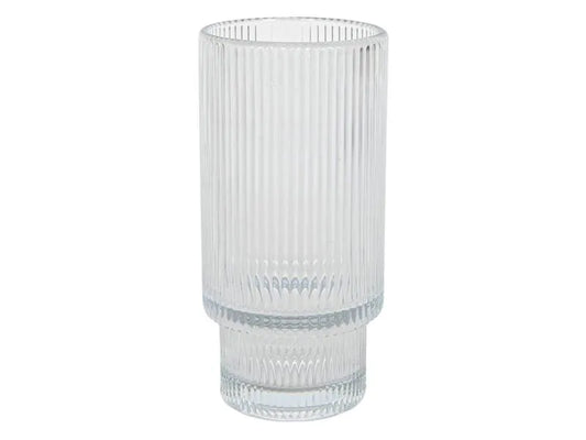 Komplet szklanek ryflowanych wciętych 4szt 450ml
