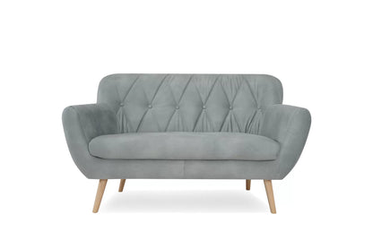 Sofa Sandy szara pikowana 2os.