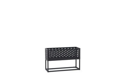 Kwietnik Loft KV11 stojak na kwiaty metal czarny