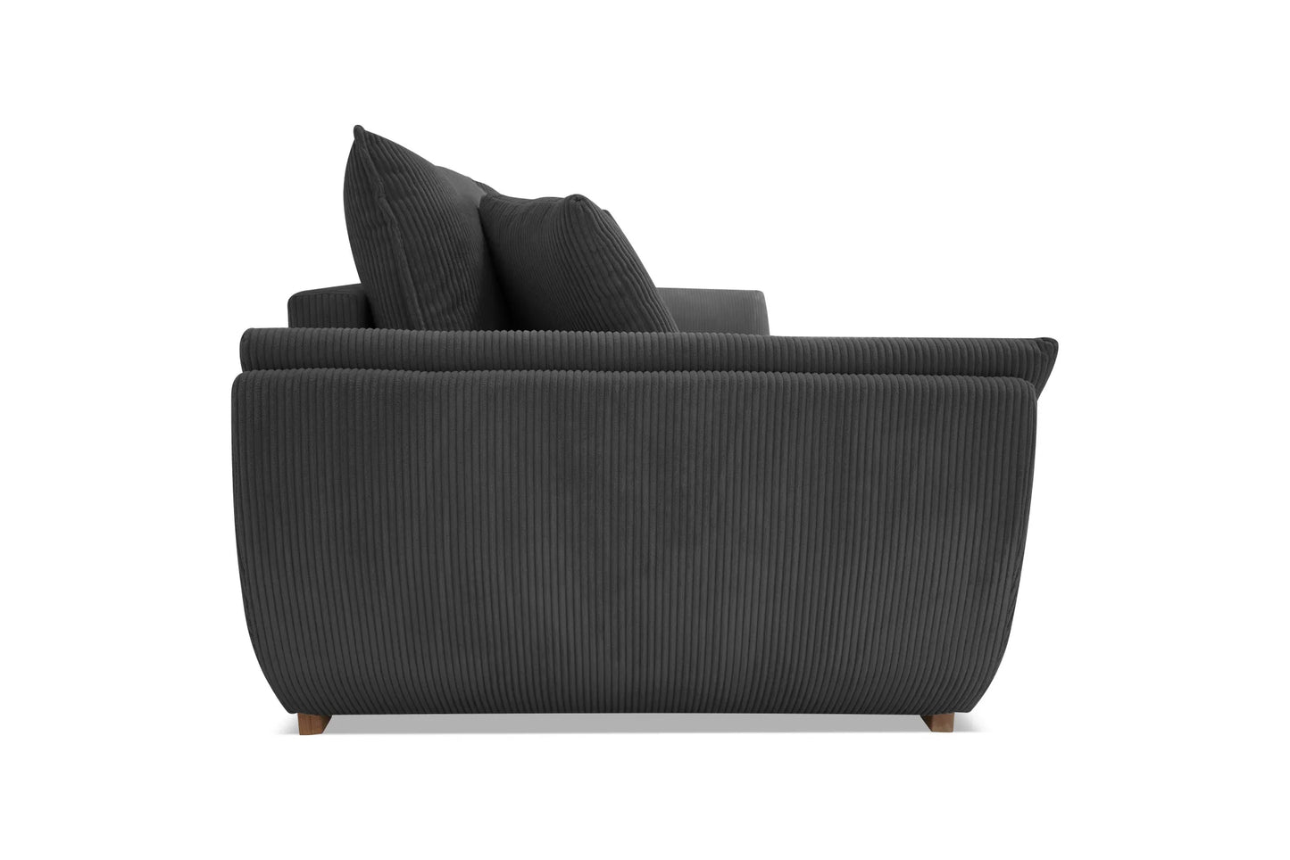 Sofa Fluffy grafitowa sztruksowa Poso