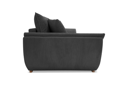 Sofa Fluffy grafitowa sztruksowa Poso