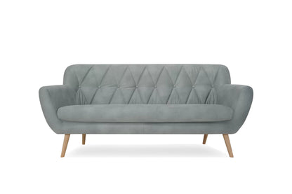 Sofa Sandy szara pikowana 3os.