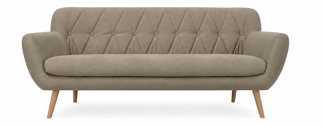 Sofa Sandy beżowa 3os.