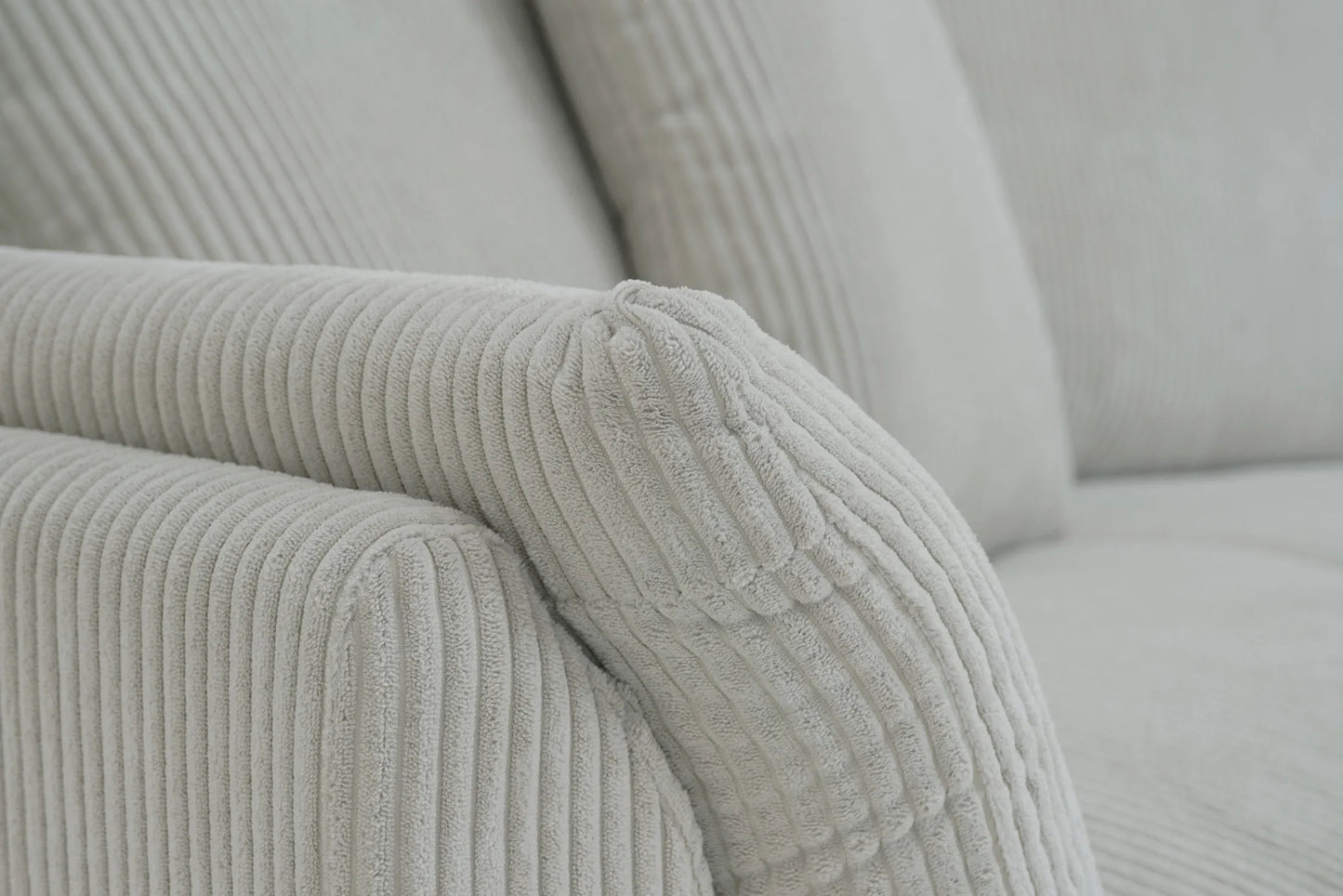 Sofa Fluffy szarości sztruks Poso