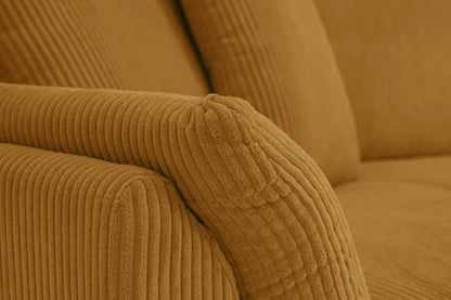 Sofa Fluffy musztardowa sztruks Poso