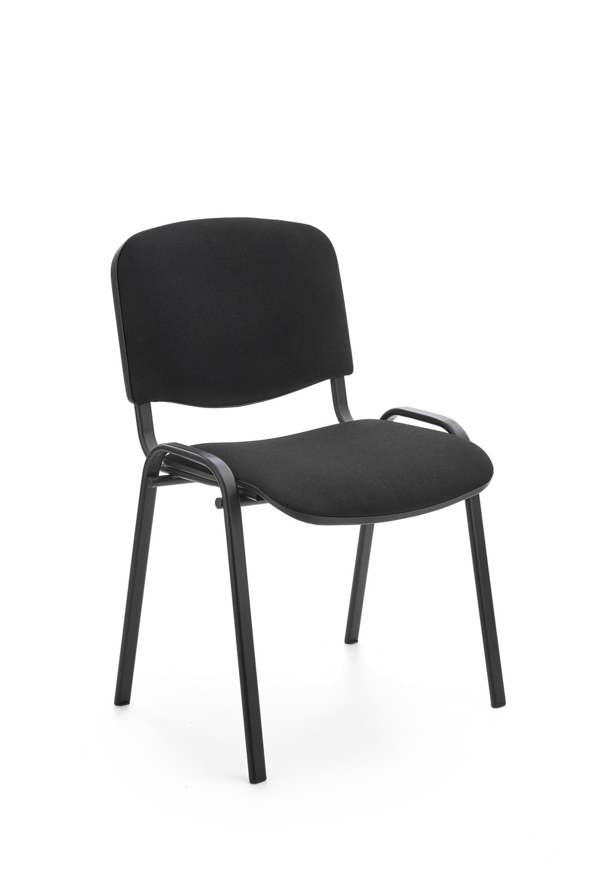 Krzesło ISO czarne/metalowe