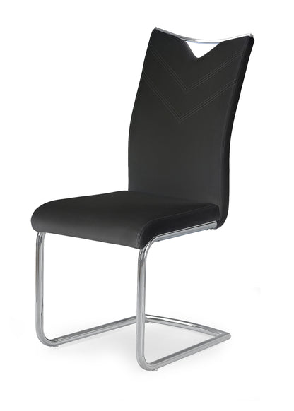 Krzesło K224 czarne/metalowe