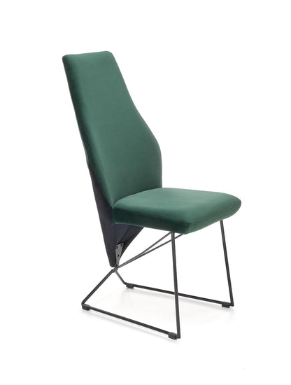 Krzesło K485 zielone/metalowe
