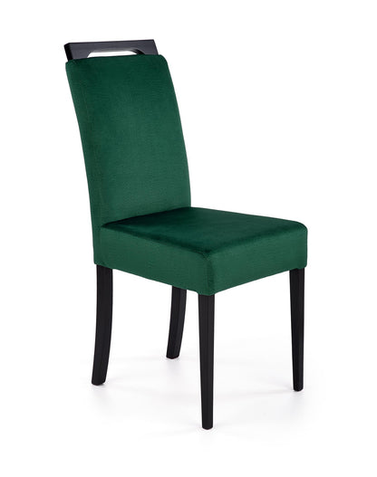 Krzesło CLARION 2 zielone/drewniane