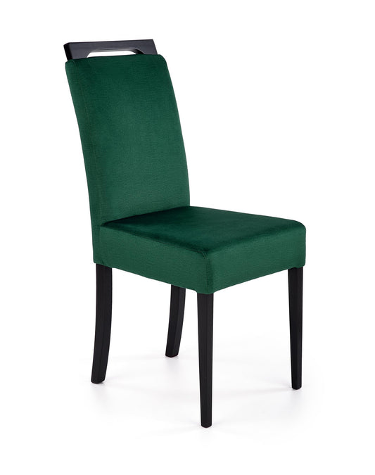Krzesło CLARION 2 zielone/drewniane