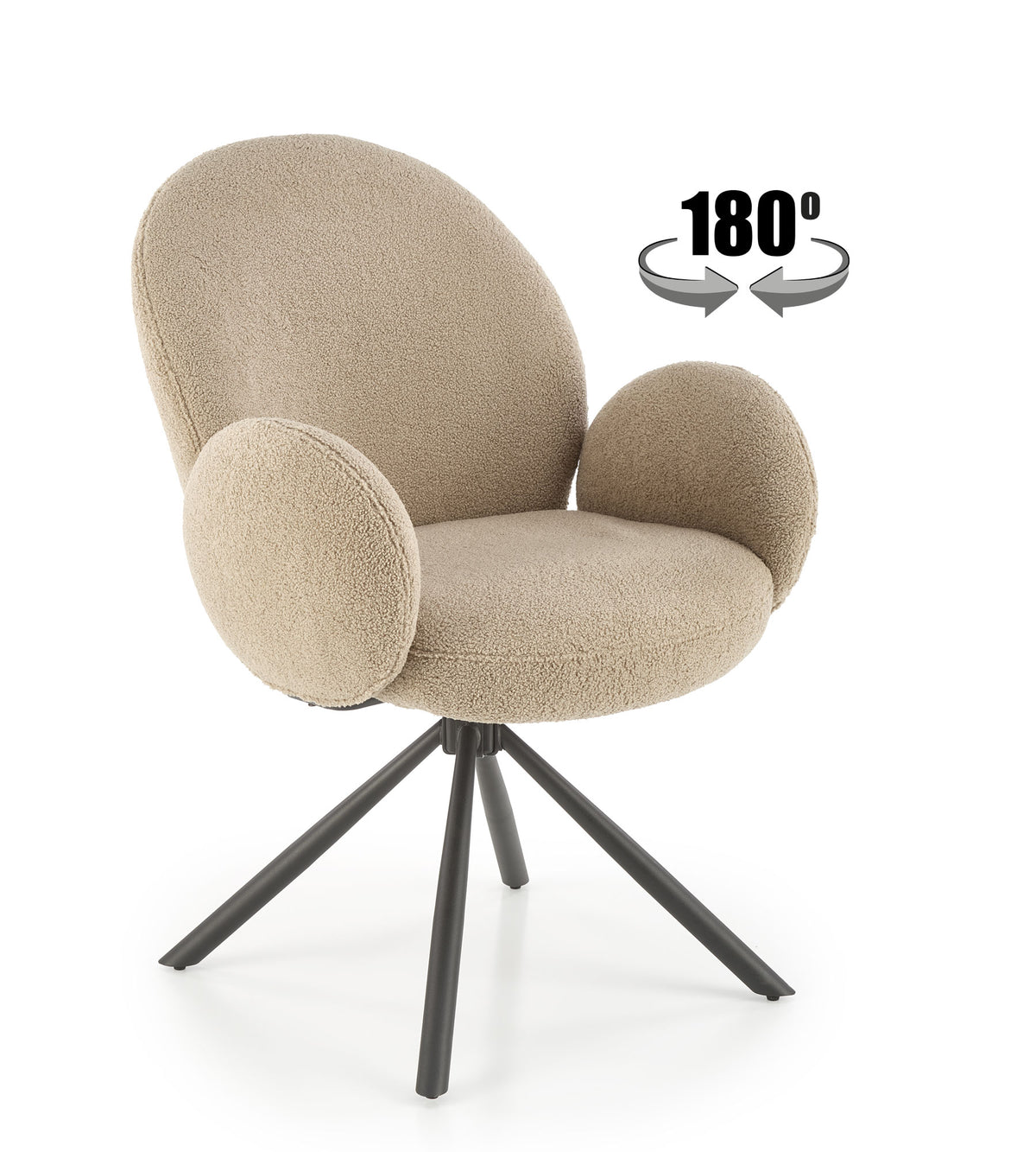 Krzesło K498 cappuccino/obrotowe