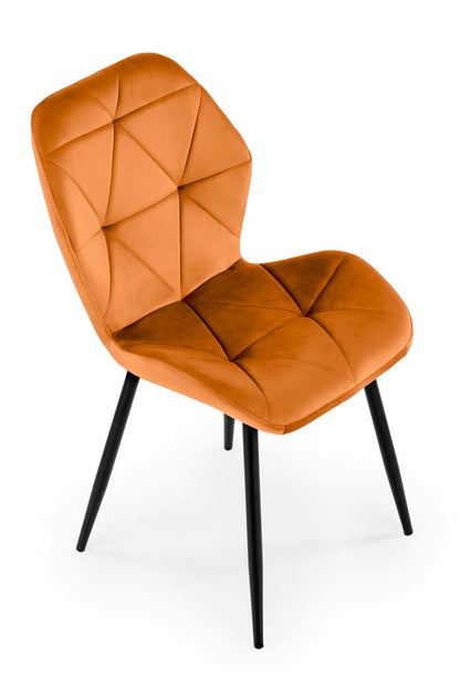 Krzesło K453 cynamonowe/metalowe
