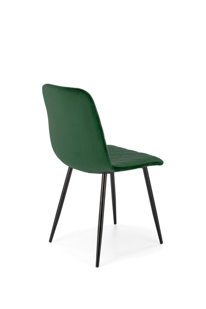 Krzesło K525 zielone/metalowe