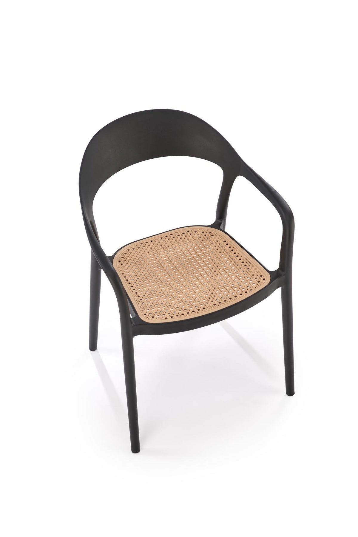 Krzesło K530 czarne/tworzywo