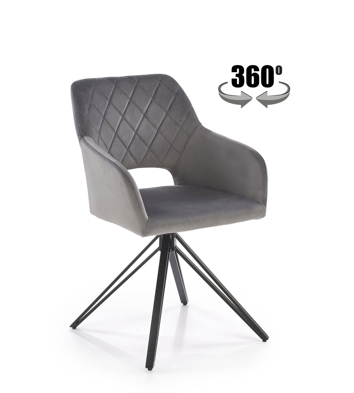 Krzesło K535 popiel/obrotowe