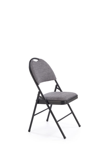 Krzesdło K566 składane/czarne/popiel