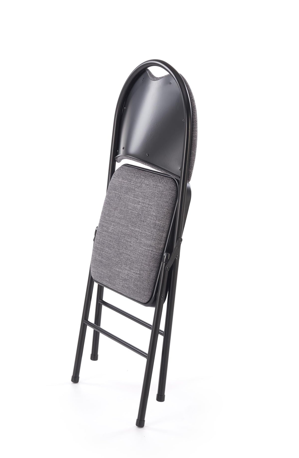 Krzesdło K566 składane/czarne/popiel