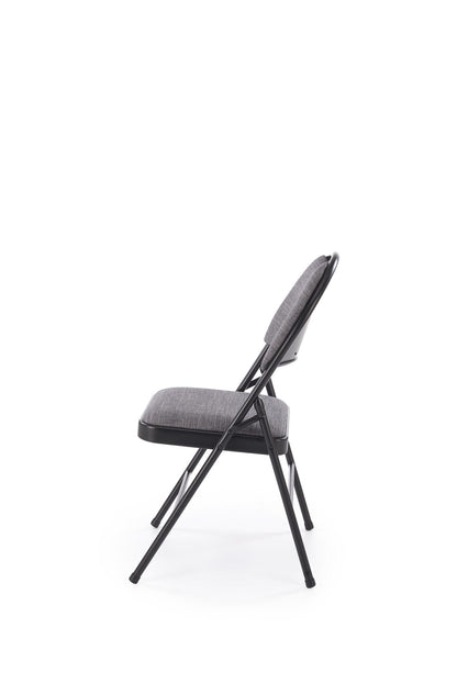 Krzesdło K566 składane/czarne/popiel