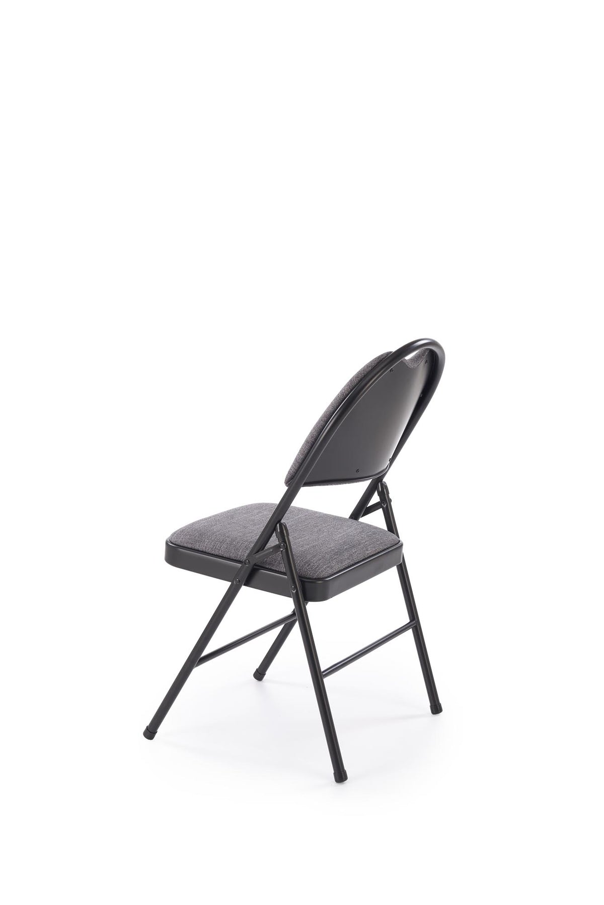 Krzesdło K566 składane/czarne/popiel
