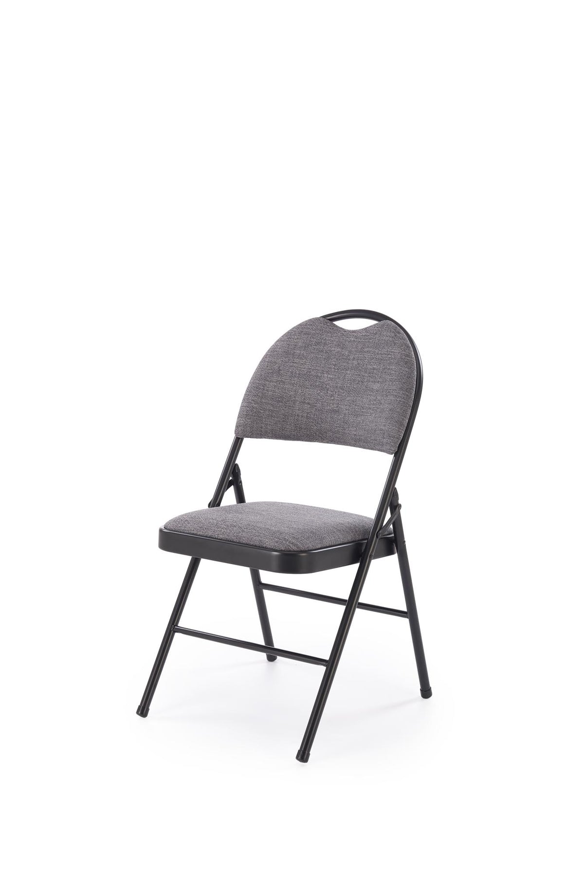 Krzesdło K566 składane/czarne/popiel