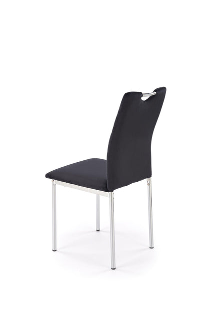 Krzesło K578 czarne/metalowe