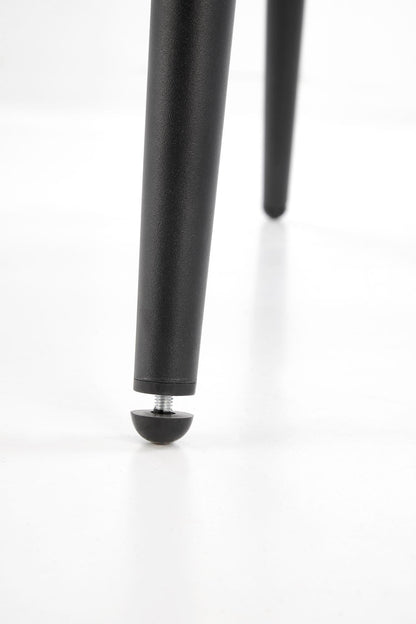 Krzesło K580 czarne/metalowe
