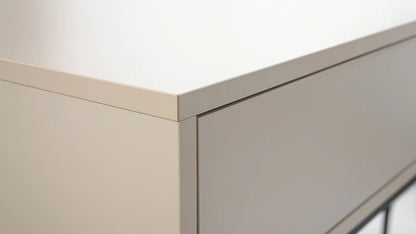 Toaletka Genua beż piaskowy szuflady