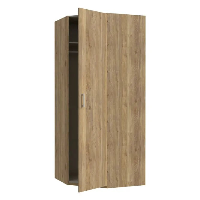 Szafa ubraniowa narożna Econobox 2 dąb