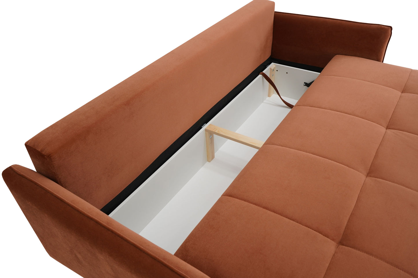 Sofa Tiano ruda rozkładana