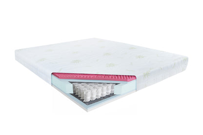 Materac Aurora NEW 140/200 kieszeniowy średniotwardy/twardy