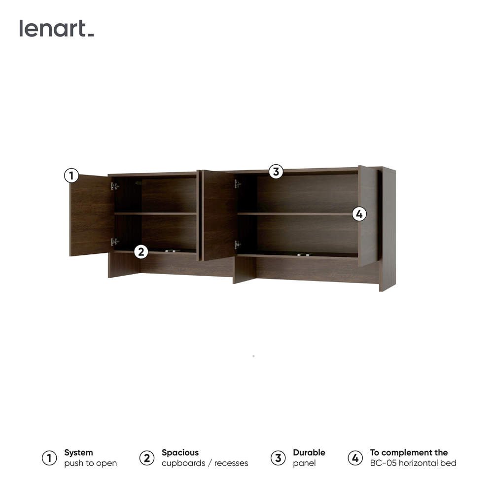BED CONCEPT BC-10 nadstawka do BC-05 - dąb dunin