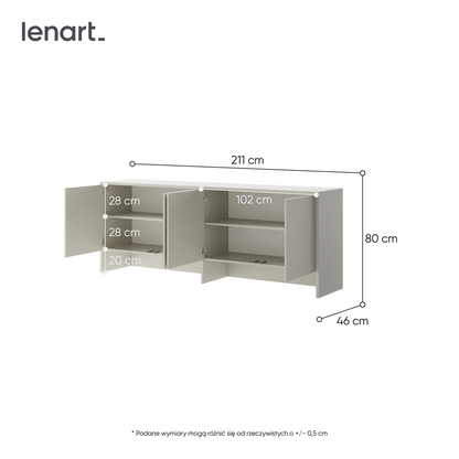 BED CONCEPT BC-10 nadstawka do BC-05 - kaszmir