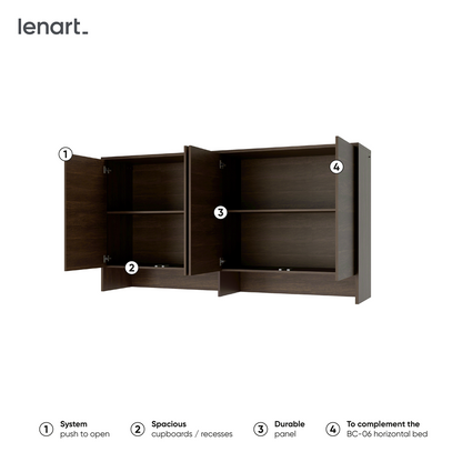 BED CONCEPT BC-11 nadstawka do BC-06 - dąb dunin