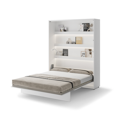 BED CONCEPT BC-12 - półkotapczan pionowy 160 - biały
