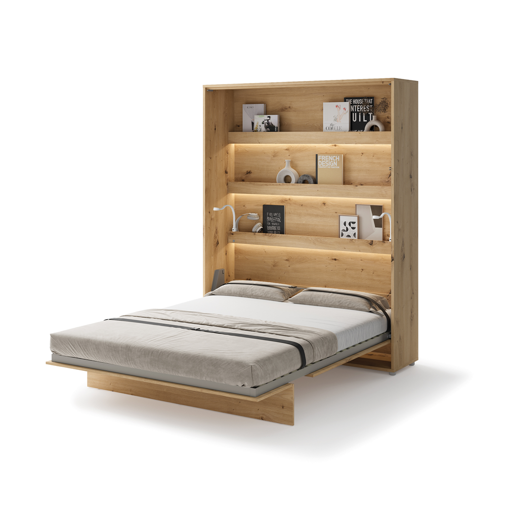 BED CONCEPT BC-13 - półkotapczan pionowy 180 - dąb artisan