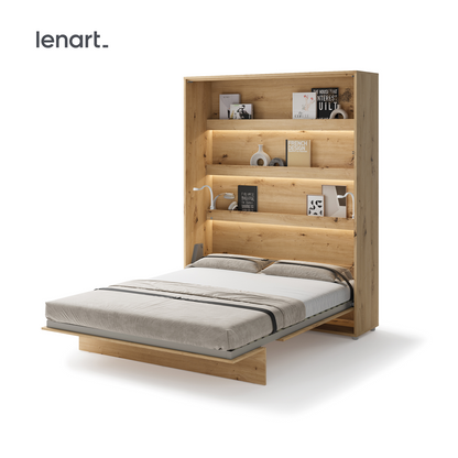 Półkotapczan Bed Concept 160 pionowy dąb artisan