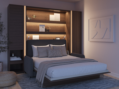BED CONCEPT BC-12 - półkotapczan pionowy 160 - dąb dunin