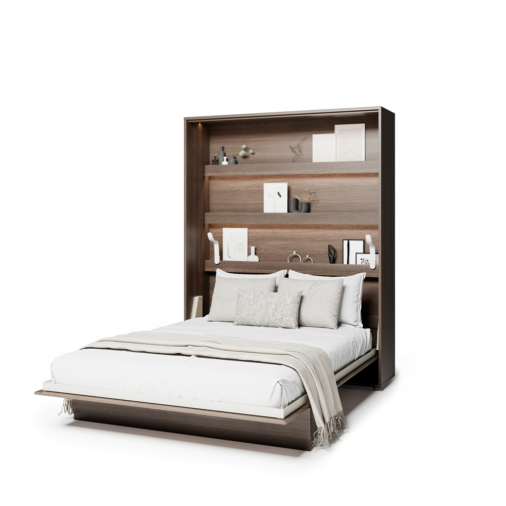 BED CONCEPT BC-12 - półkotapczan pionowy 160 - dąb dunin