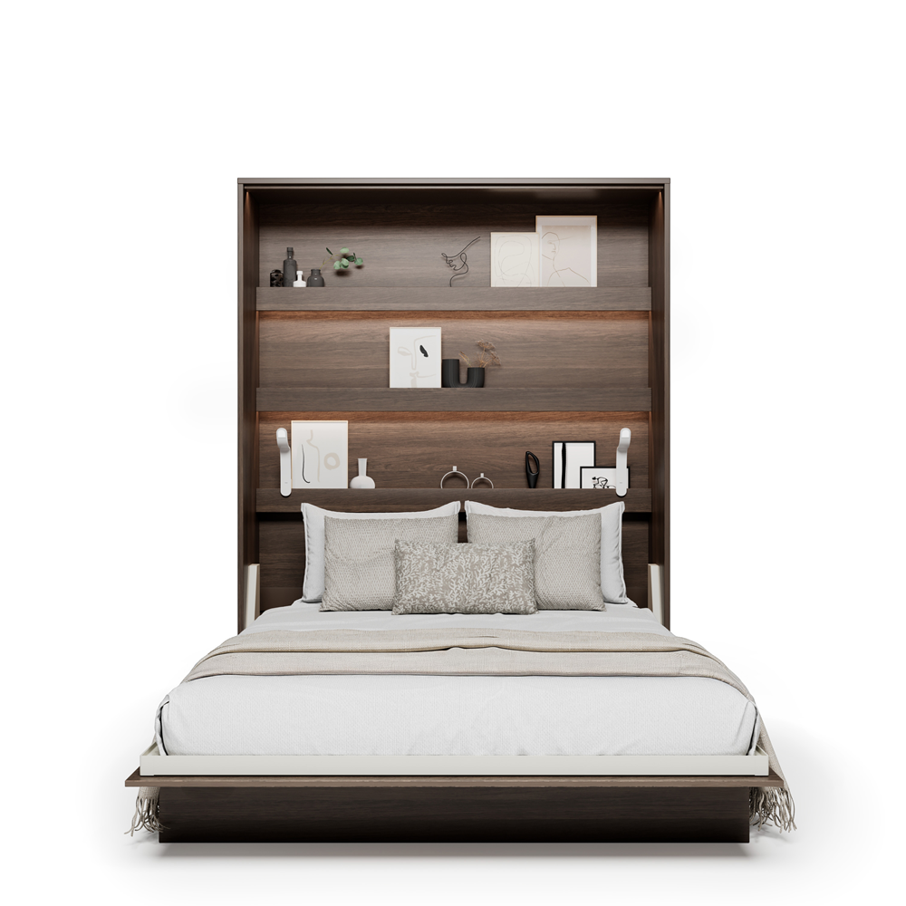 BED CONCEPT BC-12 - półkotapczan pionowy 160 - dąb dunin
