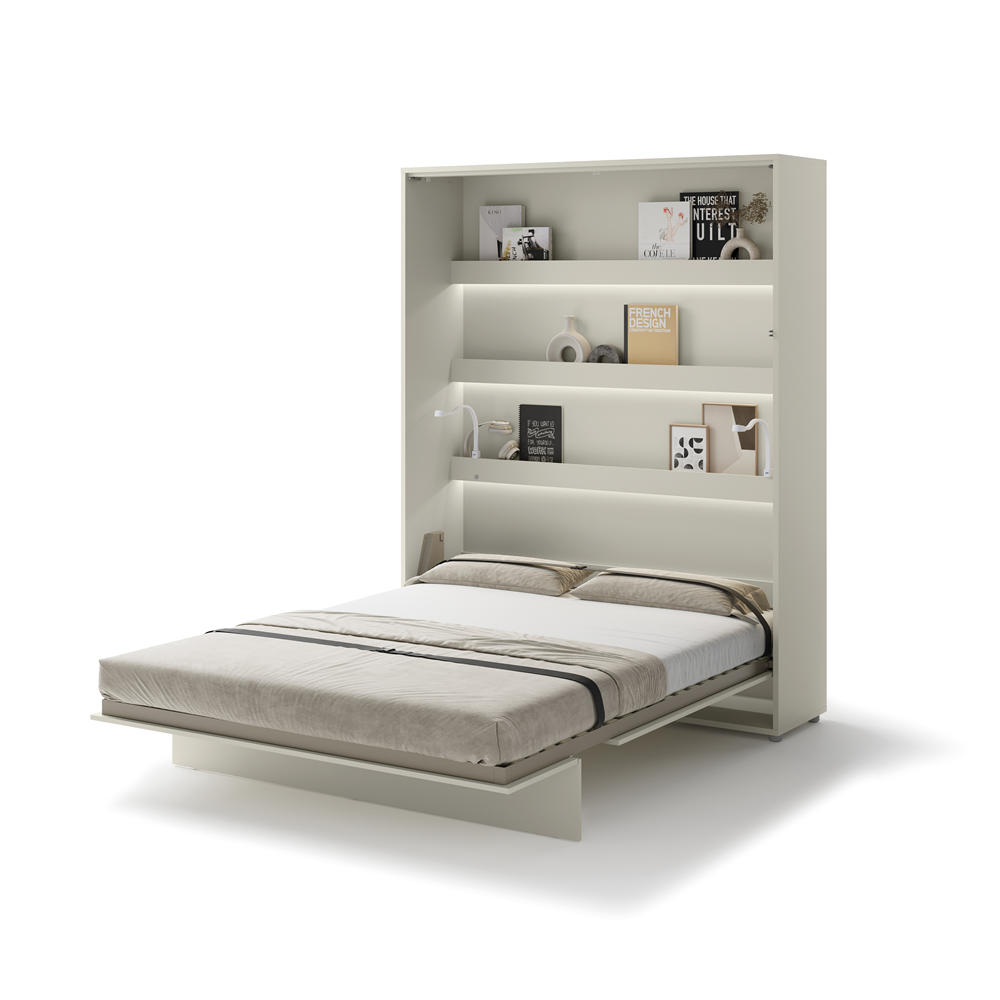 BED CONCEPT BC-12 - półkotapczan pionowy 160 - kaszmir