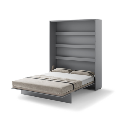 BED CONCEPT BC-12 - półkotapczan pionowy 160 - szary