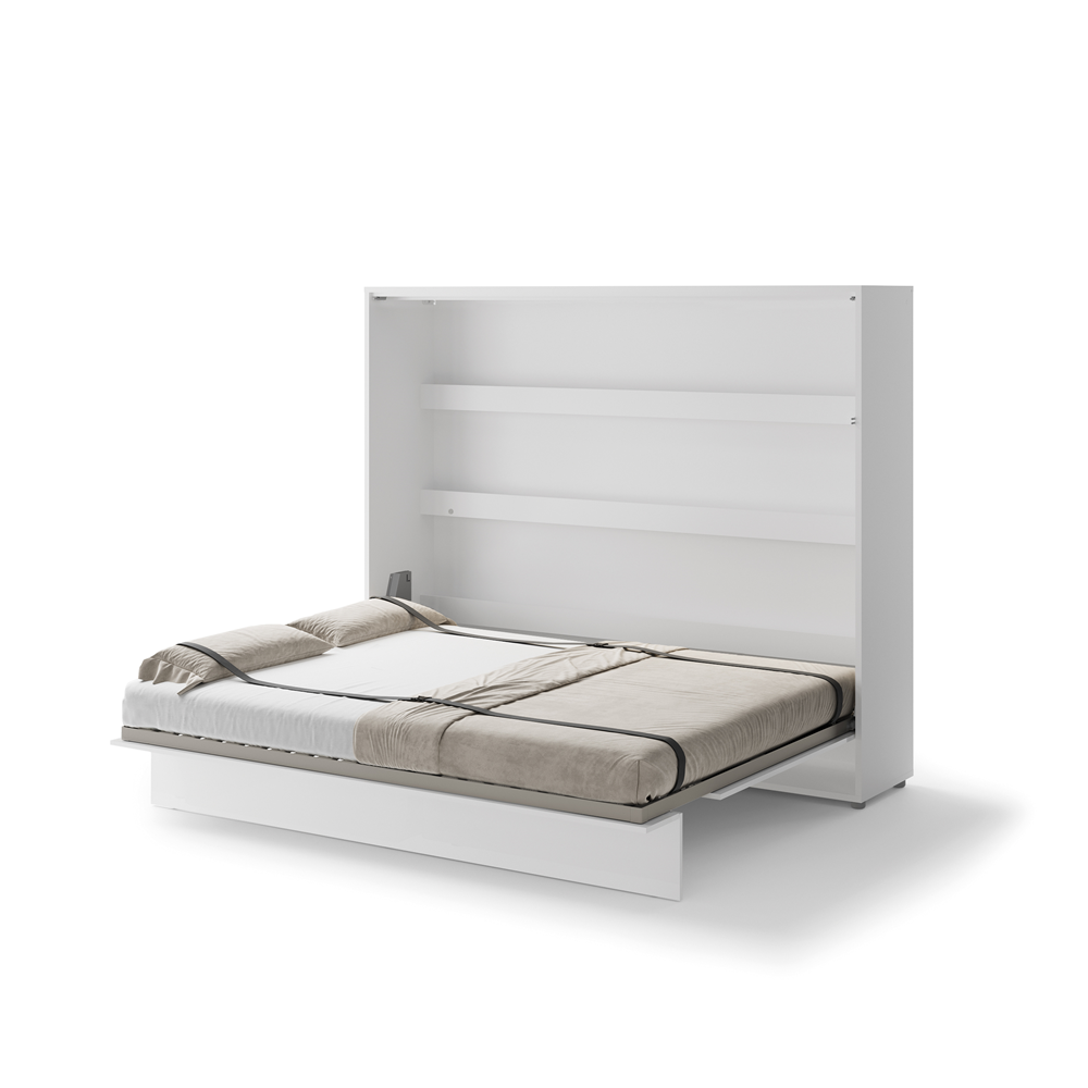 BED CONCEPT BC-14 - półkotapczan poziomy 160 - biały