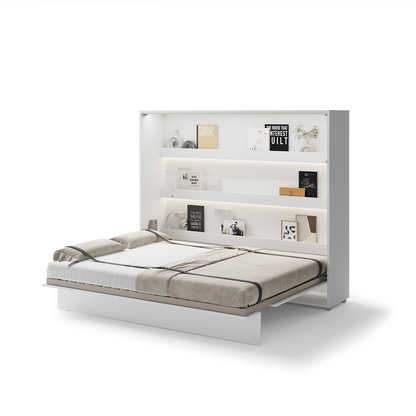 BED CONCEPT BC-14 - półkotapczan poziomy 160 - biały