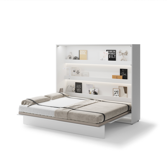 BED CONCEPT BC-14 - półkotapczan poziomy 160 - biały