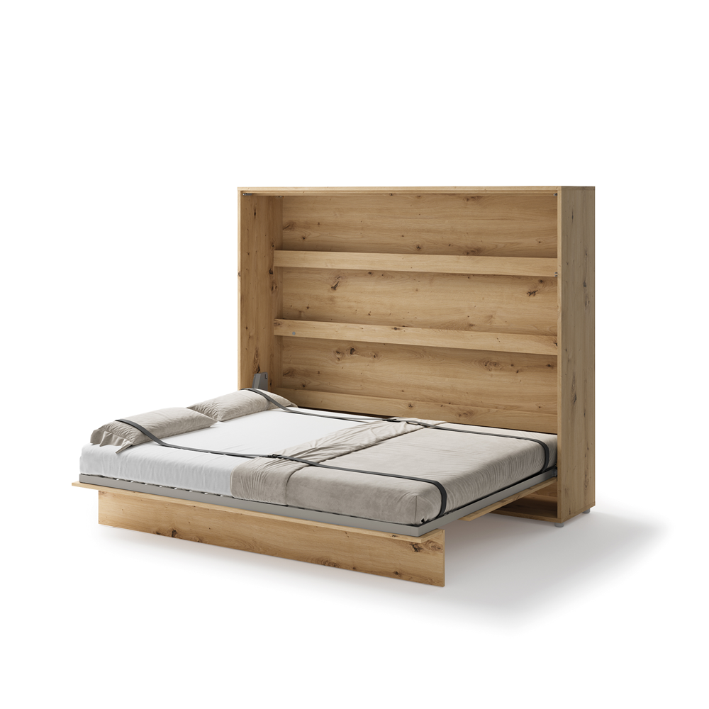 BED CONCEPT BC-14 - półkotapczan poziomy 160 - dąb artisan